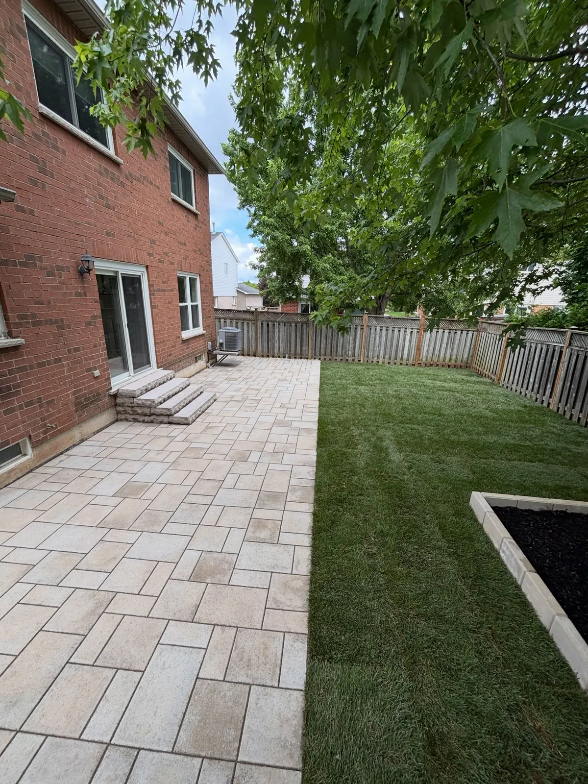 Fence Installation project by Top Down Landscaping in Toronto