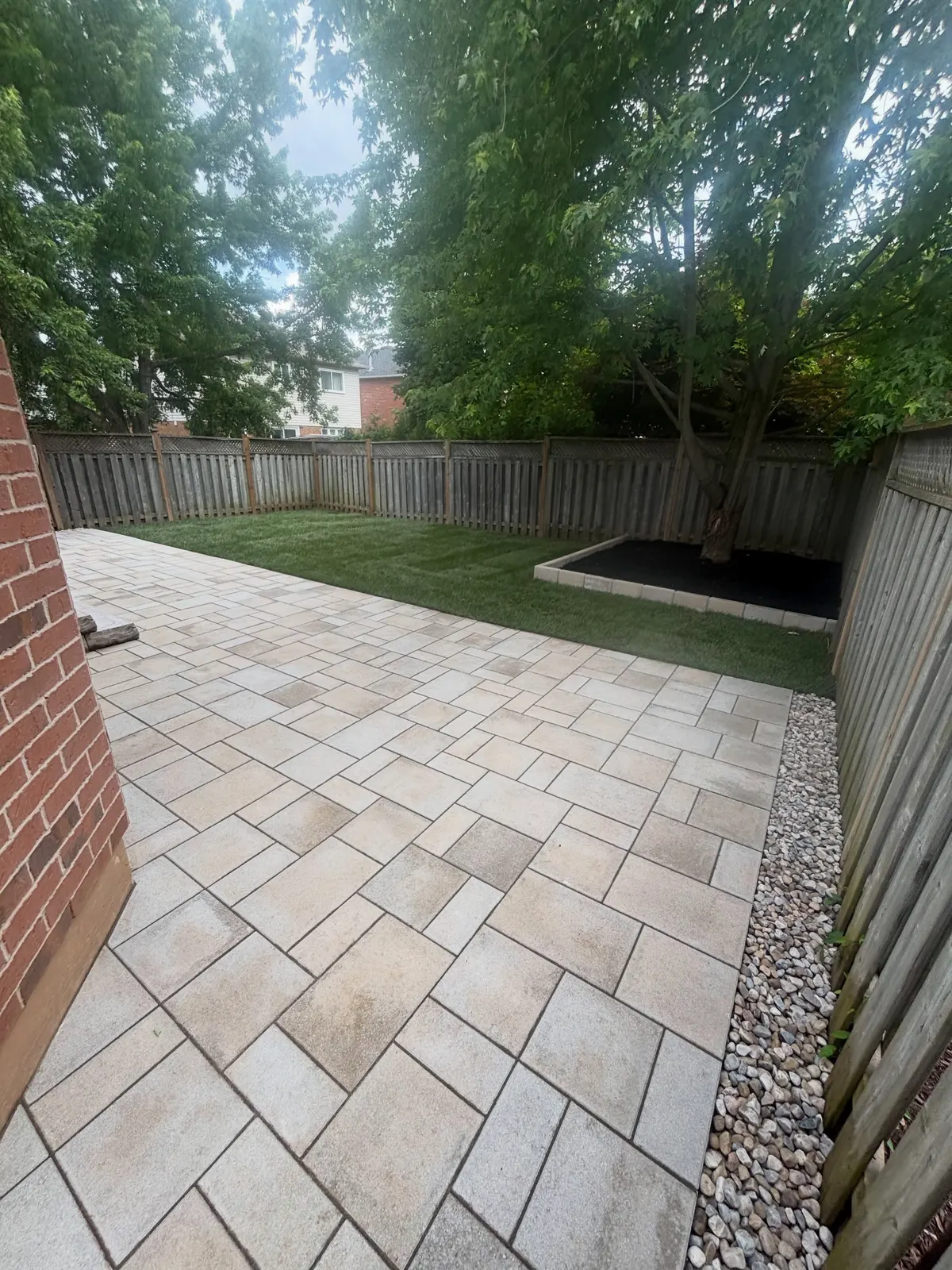 Spring Cleanup project by Top Down Landscaping in Toronto