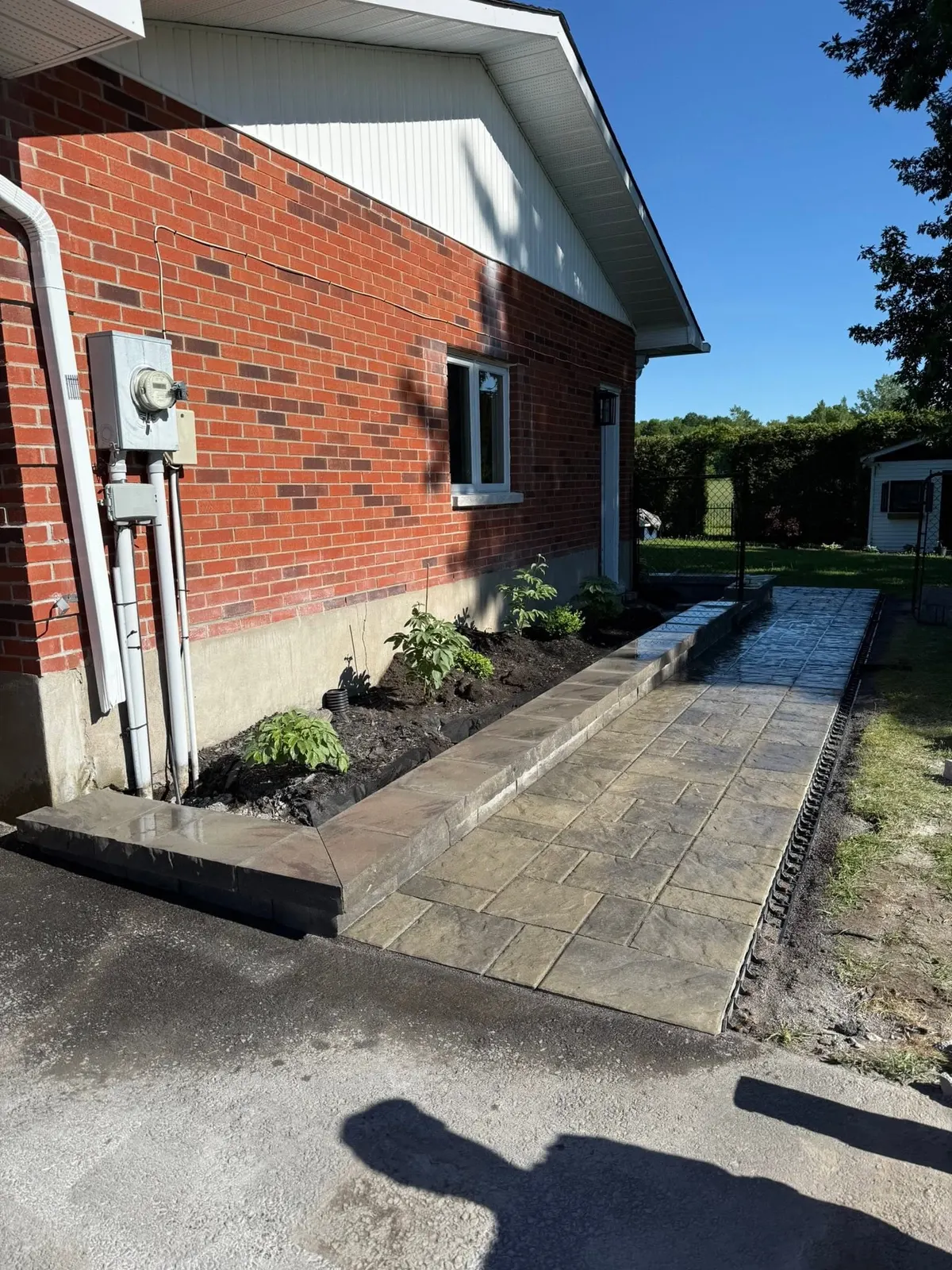 Interlock Repair project by Top Down Landscaping in Toronto